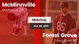 Matchup: McMinnville High vs. Forest Grove  2017