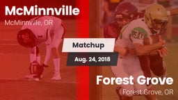 Matchup: McMinnville High vs. Forest Grove  2018