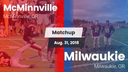 Matchup: McMinnville High vs. Milwaukie  2018