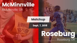 Matchup: McMinnville High vs. Roseburg  2018