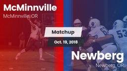 Matchup: McMinnville High vs. Newberg  2018