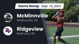 Recap: McMinnville  vs. Ridgeview  2023