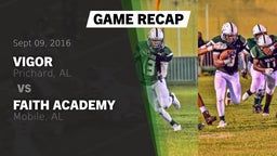 Recap: Vigor  vs. Faith Academy  2016