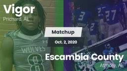 Matchup: Vigor  vs. Escambia County  2020