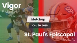 Matchup: Vigor  vs. St. Paul's Episcopal  2020