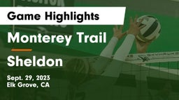 Monterey Trail  vs Sheldon Game Highlights - Sept. 29, 2023