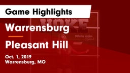 Warrensburg  vs Pleasant Hill  Game Highlights - Oct. 1, 2019