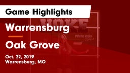 Warrensburg  vs Oak Grove  Game Highlights - Oct. 22, 2019