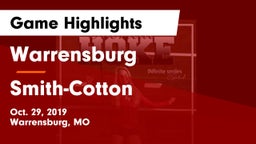 Warrensburg  vs Smith-Cotton  Game Highlights - Oct. 29, 2019