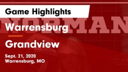 Warrensburg  vs Grandview  Game Highlights - Sept. 21, 2020
