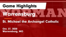 Warrensburg  vs St. Michael the Archangel Catholic  Game Highlights - Oct. 27, 2020