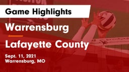 Warrensburg  vs Lafayette County  Game Highlights - Sept. 11, 2021