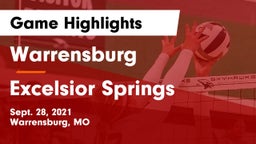 Warrensburg  vs Excelsior Springs  Game Highlights - Sept. 28, 2021