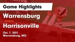 Warrensburg  vs Harrisonville  Game Highlights - Oct. 7, 2021