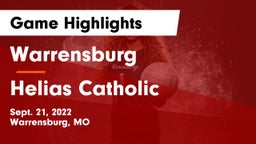 Warrensburg  vs Helias Catholic  Game Highlights - Sept. 21, 2022