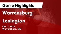 Warrensburg  vs Lexington  Game Highlights - Oct. 1, 2022