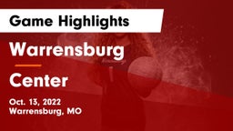Warrensburg  vs Center  Game Highlights - Oct. 13, 2022