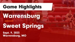 Warrensburg  vs Sweet Springs  Game Highlights - Sept. 9, 2023