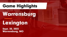 Warrensburg  vs Lexington  Game Highlights - Sept. 30, 2023
