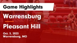 Warrensburg  vs Pleasant Hill  Game Highlights - Oct. 3, 2023