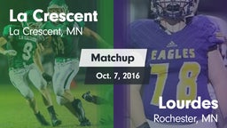 Matchup: La Crescent High vs. Lourdes  2015