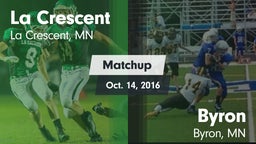 Matchup: La Crescent High vs. Byron  2015