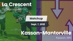 Matchup: La Crescent High vs. Kasson-Mantorville  2018