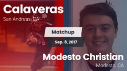 Matchup: Calaveras High vs. Modesto Christian  2017