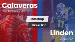 Matchup: Calaveras High vs. Linden  2017