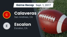 Recap: Calaveras  vs. Escalon  2017