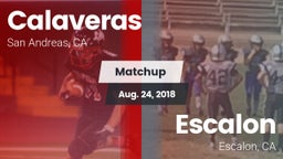 Matchup: Calaveras High vs. Escalon  2018