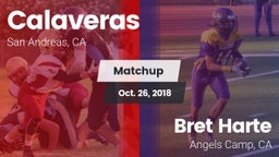 Matchup: Calaveras High vs. Bret Harte  2018