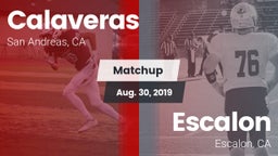 Matchup: Calaveras High vs. Escalon  2019