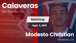 Matchup: Calaveras High vs. Modesto Christian  2019