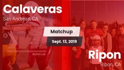 Matchup: Calaveras High vs. Ripon  2019