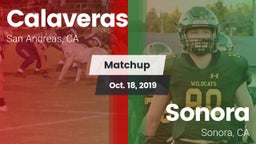 Matchup: Calaveras High vs. Sonora  2019