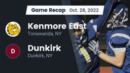 Recap: Kenmore East  vs. Dunkirk  2022