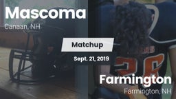 Matchup: Mascoma  vs. Farmington  2019