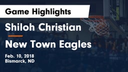 Shiloh Christian  vs New Town Eagles Game Highlights - Feb. 10, 2018