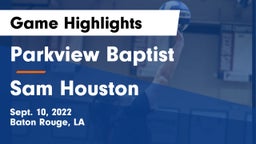 Parkview Baptist  vs Sam Houston Game Highlights - Sept. 10, 2022