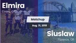 Matchup: Elmira  vs. Siuslaw  2018