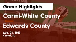 Carmi-White County  vs Edwards County  Game Highlights - Aug. 22, 2023