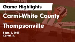 Carmi-White County  vs Thompsonville Game Highlights - Sept. 6, 2023