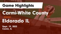 Carmi-White County  vs Eldorado IL Game Highlights - Sept. 19, 2023