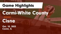 Carmi-White County  vs Cisne  Game Highlights - Oct. 10, 2023