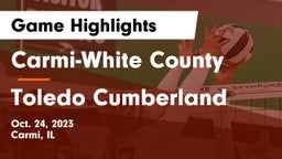 Carmi-White County  vs Toledo Cumberland Game Highlights - Oct. 24, 2023
