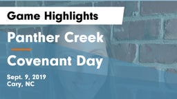 Panther Creek  vs Covenant Day  Game Highlights - Sept. 9, 2019
