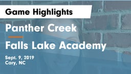 Panther Creek  vs Falls Lake Academy Game Highlights - Sept. 9, 2019