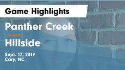 Panther Creek  vs Hillside Game Highlights - Sept. 17, 2019
