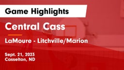 Central Cass  vs LaMoure - Litchville/Marion Game Highlights - Sept. 21, 2023